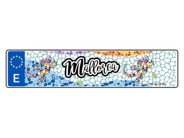 8977517 - Matricula Mallorca 52x11.5cm
