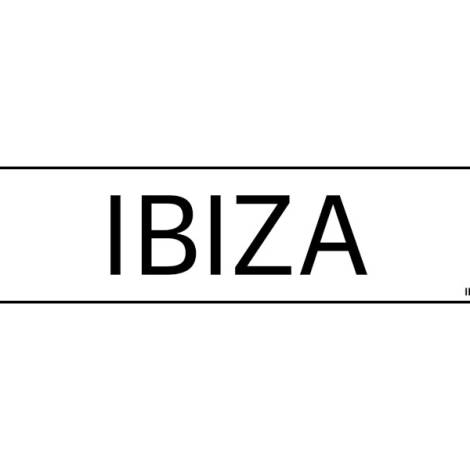8977522 - Matricula letrero Ibiza 52x11.5cm