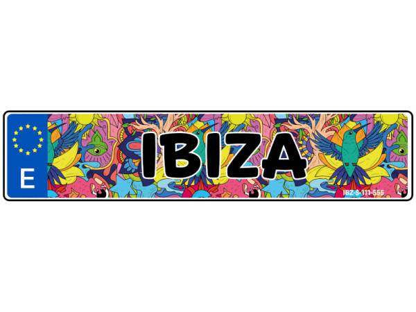 8977528 - Matricula animales Ibiza 52x11.5cm