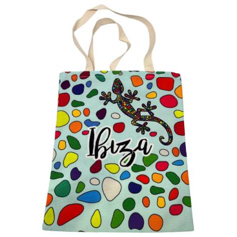 8977598 - Sa.co shopping bag 33x40 n6 lagarto piedras Ibiza