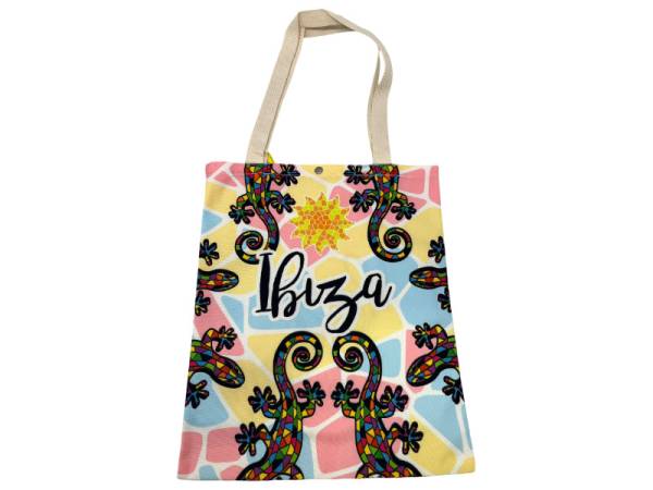 8977599 - Sa.co shopping bag 33x40 n6 lagartos sol mosaico Ibiza