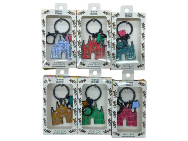 8977705 - Llavero catedral-mapa design 1 BLACK