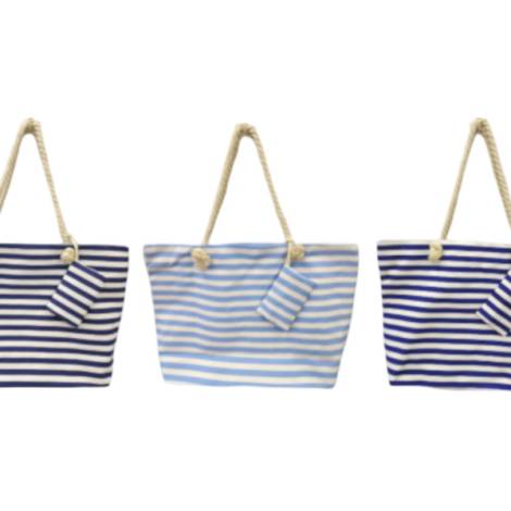 8977706 - Sa.co Beach bag with small bag 60x40cm 3 colors N1 two side printing