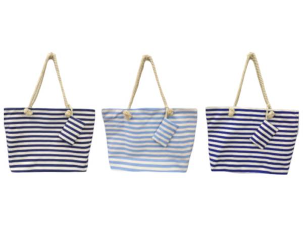 8977706 - Sa.co Beach bag with small bag 60x40cm 3 colors N1 two side printing