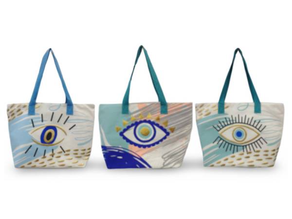 8977709 - Sa.co Beach bag 58x40x15cm 3 colors N4 one side printing