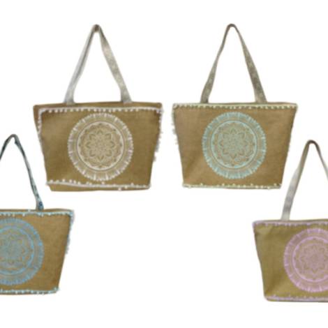 8977710 - Sa.co Beach bag 60x38x22cm 4 colors N5 one side printing