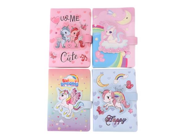 8977714 - Cuaderno note book 15x21cm N16 unicornio