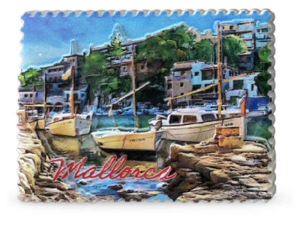 8977778 - Iman resin relieve 7.8x5.8 cm N4 Mallorca Cala Figuera 1
