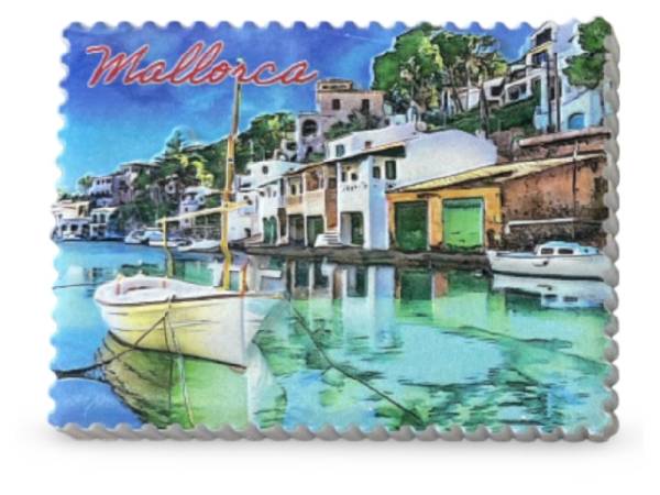 8977779 - Iman resin relieve 7.8x5.8 cm N4 Mallorca Cala Figuera 2