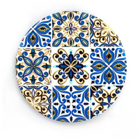 8977840 - Posavasos ceramica relieve redondo n6