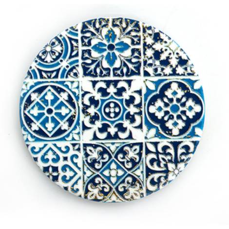 8977841 - Posavasos ceramica relieve redondo n7