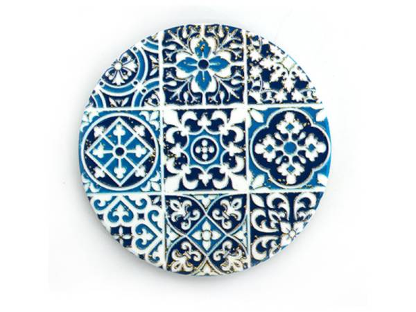 8977841 - Posavasos ceramica relieve redondo n7
