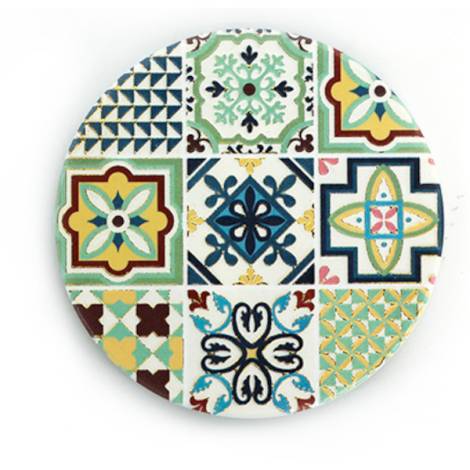 8977842 - Posavasos ceramica relieve redondo n8