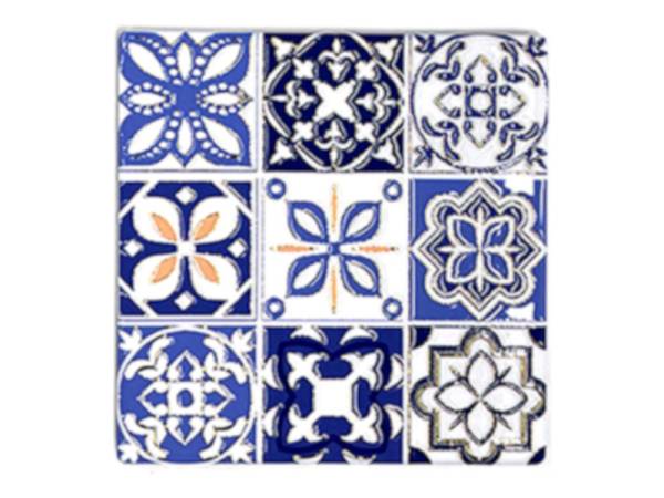 8977845 - Posavasos ceramica relieve cuadrado n11