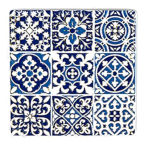 8977847 - Posavasos ceramica relieve cuadrado n13