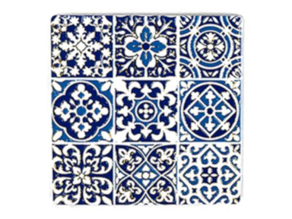8977847 - Posavasos ceramica relieve cuadrado n13