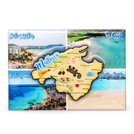 8977857 - Iman madera 8x5cm design 3-3 mallorca