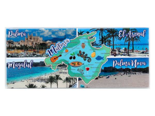 8977860 - Iman metal 12x5cm design 2-6 mallorca