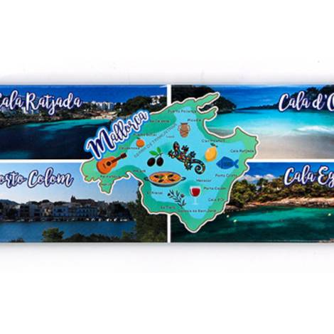 8977863 - Iman metal 12x5cm design 2-9 mallorca