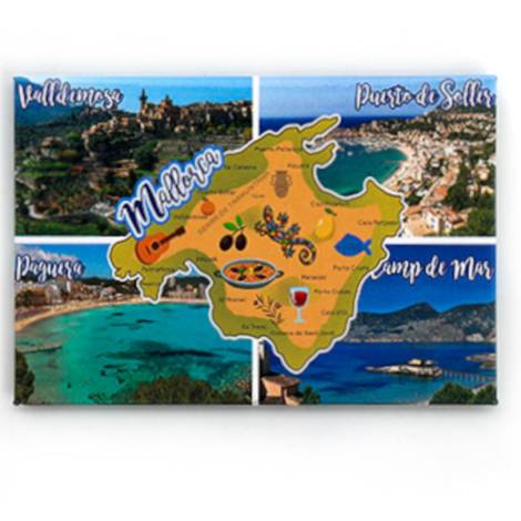8977869 - Iman metal 8x5cm design 2-5 mallorca