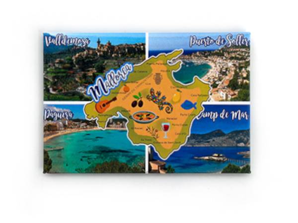 8977869 - Iman metal 8x5cm design 2-5 mallorca