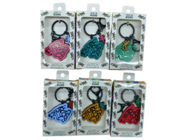 8977906 - Llavero mapa mallorca-gecko design 4 BLACK