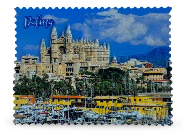 8977986 - Iman resina relieve Palma Mallorca 6x8cm