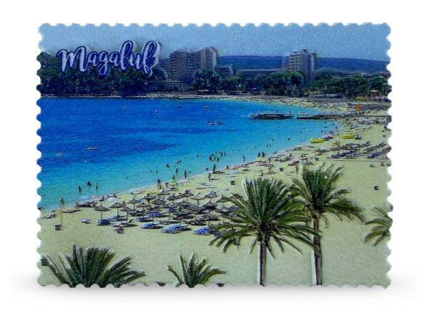 8977988 - Iman resina relieve Magaluf 6x8cm
