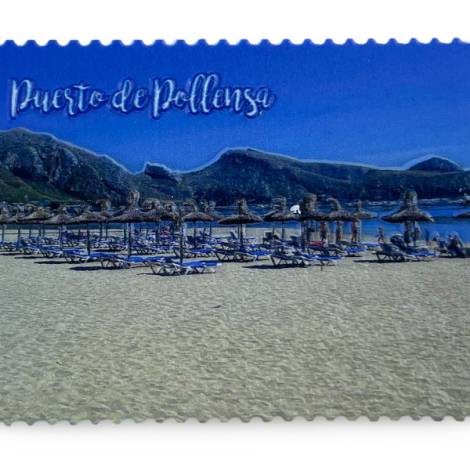 8977998 - Iman resina relieve Pto Pollensa 6x8cm