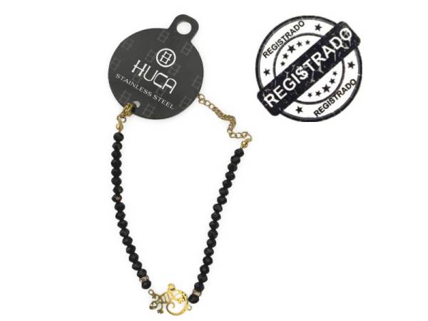 8978007 - Huca beach pulsera acero gecko (8977582)