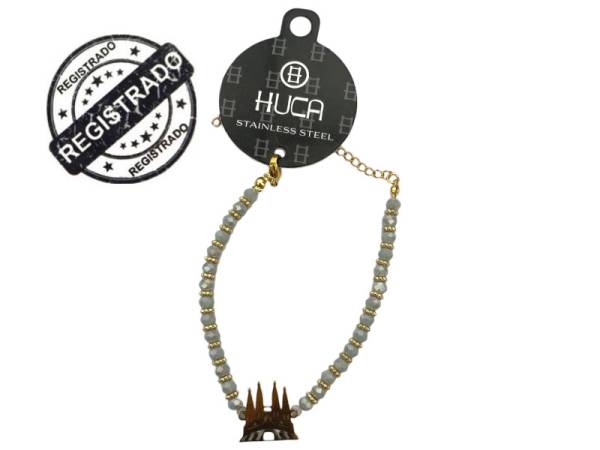 8978021 - Huca beach pulsera acero sagrada familia (new1)