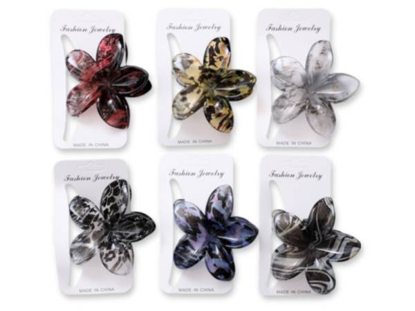 8978166 - Huca beach pinza pelo flor 8cm new 8