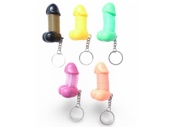 8978238 - Llavero 6 colores pene muelle n2
