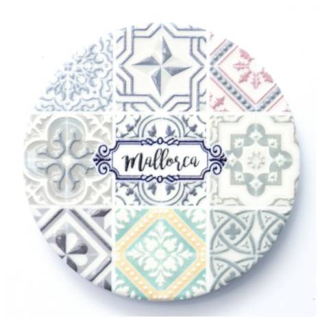 8978247 - Iman ceramica redondo relieve n5 mallorca