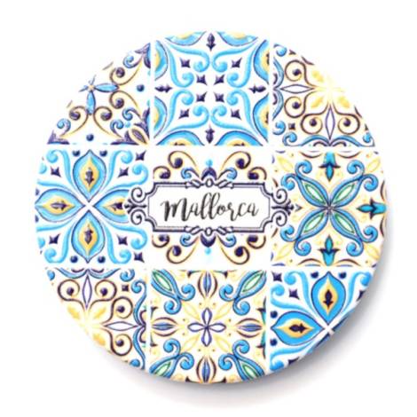 8978249 - Iman ceramica redondo relieve n7 mallorca
