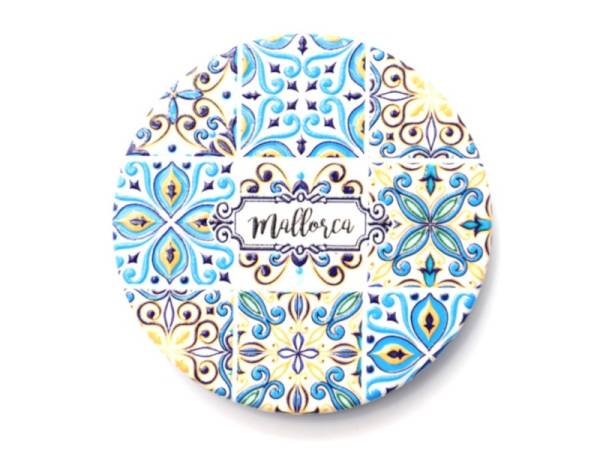 8978249 - Iman ceramica redondo relieve n7 mallorca