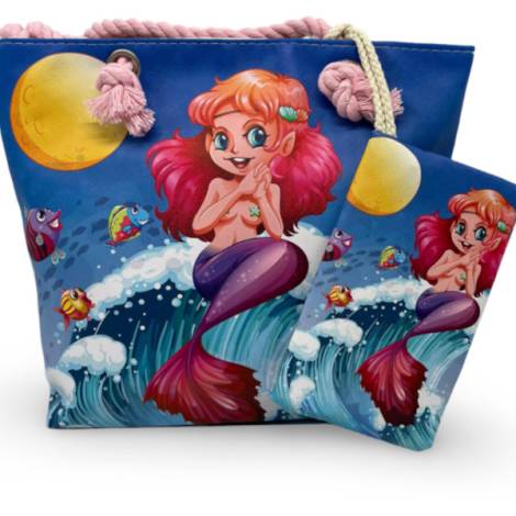 8978370 - Sa.co kid bag 30.5*23 sirena peces n7