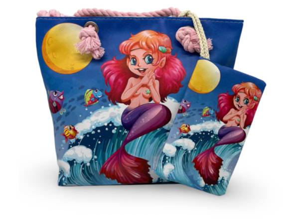 8978370 - Sa.co kid bag 30.5*23 sirena peces n7
