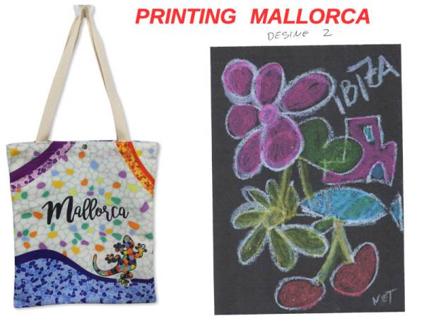 8978401 - Sa.co shopping bag 33x40 desing 2 Mallorca same 8977369