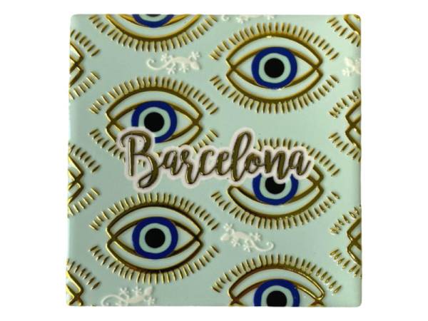 8978484 - Posavasos ceramica cuadrado diseño artex Barcelona 1