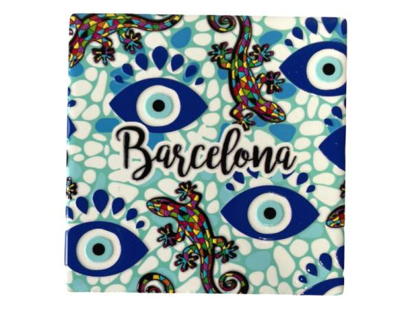 8978488 - Posavasos ceramica cuadrado diseño artex Barcelona 5