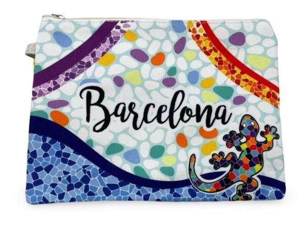 8978494 - Sa.co neceser 28x20 nº8 Barcelona lagarto ondas
