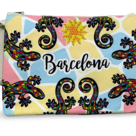 8978495 - Sa.co neceser 28x20 nº8 Barcelona lagartos sol mosaico
