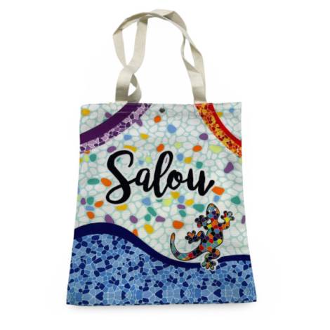 8978498 - Sa.co shopping bag 33x40 nº6 Salou lagarto ondas