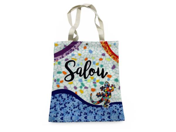 8978498 - Sa.co shopping bag 33x40 nº6 Salou lagarto ondas