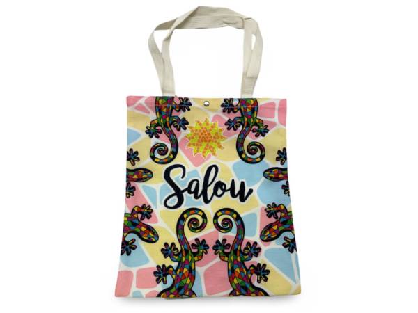 8978499 - Sa.co shopping bag 33x40 nº6 Salou lagartos sol mosaico