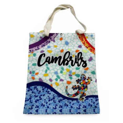 8978504 - Sa.co shopping bag 33x40 nº6 Cambrils lagarto ondas