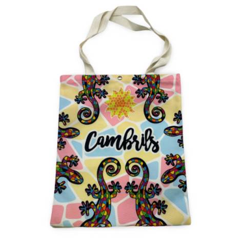 8978505 - Sa.co shopping bag 33x40 nº6 Cambrils lagartos sol mosaico