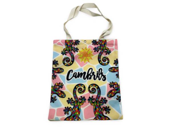 8978505 - Sa.co shopping bag 33x40 nº6 Cambrils lagartos sol mosaico