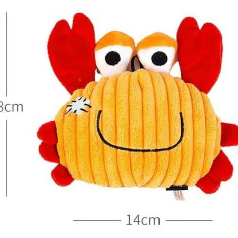 8978519 - Accesorio mascotas Peluche cangrejo 18x14